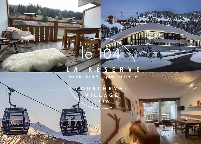 Le 104 La Reserve Courchevel, Ski Aux Pied